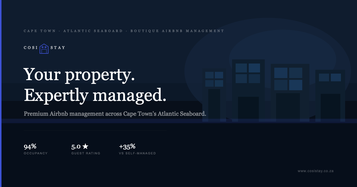 City Bowl Cape Town Airbnb management — Cosi Stay